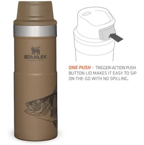 Classic Trigger Action Travel Mug, 0.47L, Mossy Oak