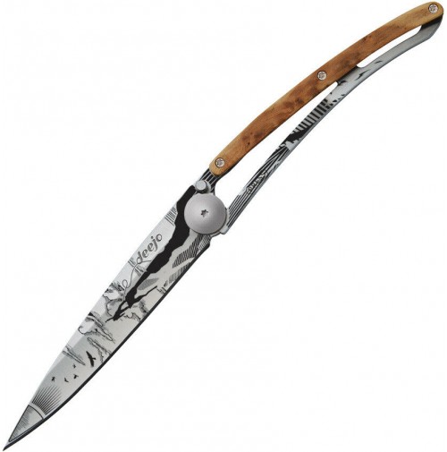 Deejo Tattoo Knife 37G - Cafe Rider - Complete Outdoors NZ