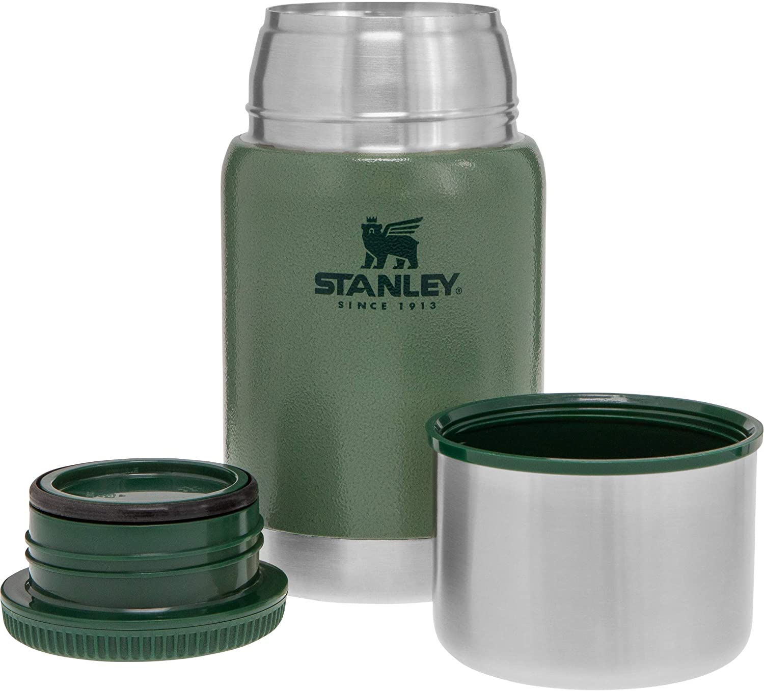 Stanley Classic Legendary Vacuum Insulated Stainless Steel Food Jar 24 oz -  Hammertone Green
